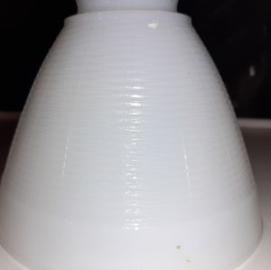 Antique vintage milk glass lamp shade